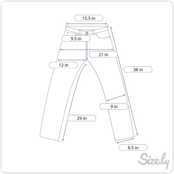 Hugo Boss Orange Blue Jeans Mens 32x30 Buttonfly Straight Leg (31x29) - Picture 3 of 12